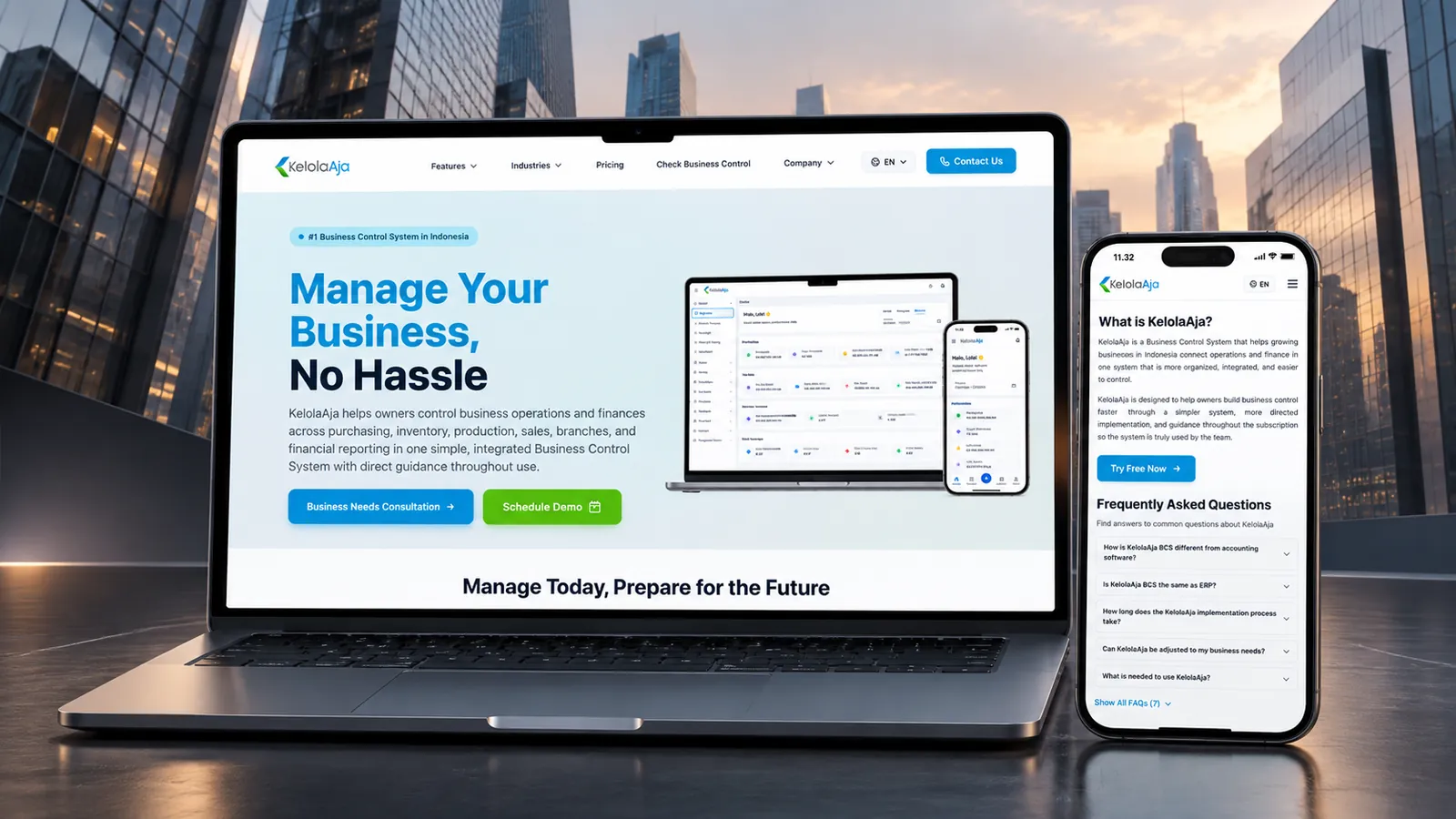 KelolaAja - CMS-Powered Product Experience