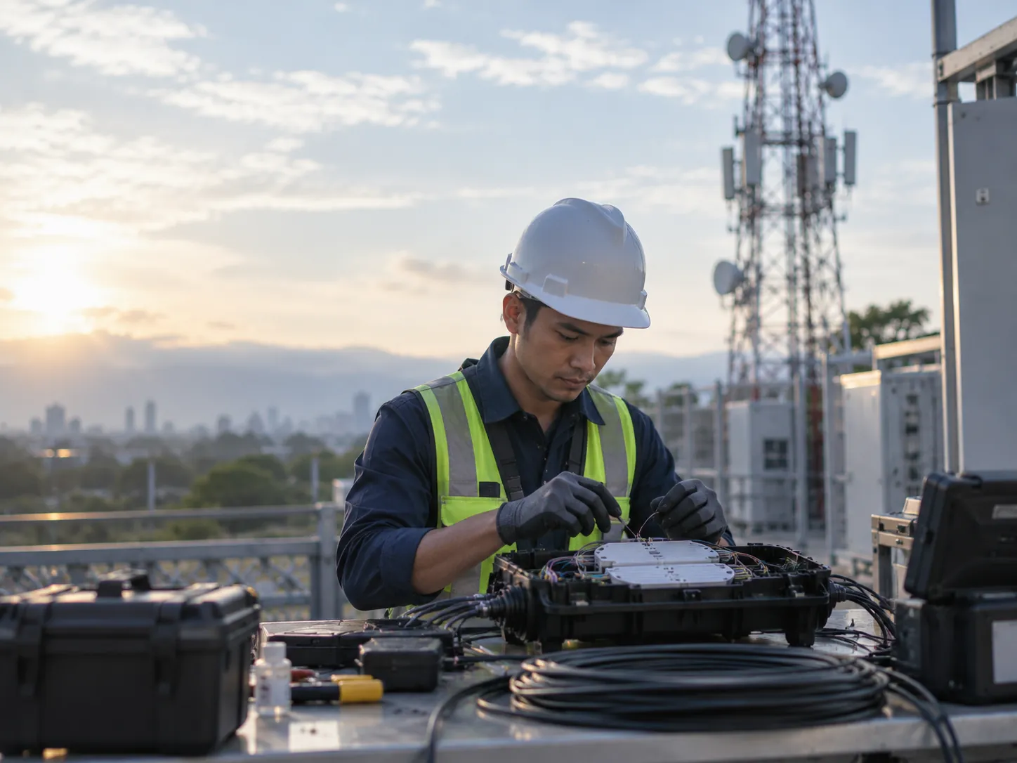 Optical fiber transceivers and high-speed network routing hardware