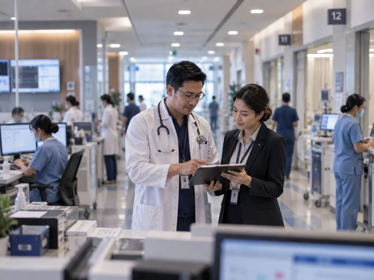 Clinical consultation and digital hospital management systems