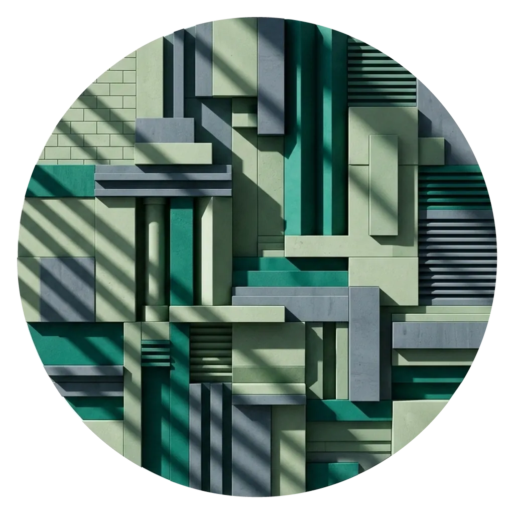 Website Maintenance 3D Architectural Constructivist Disc